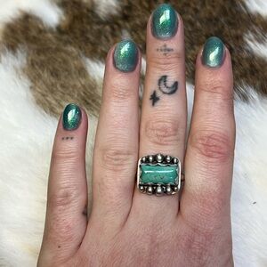 Sterling Silver and Turquoise Ring